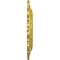 Ekena Millwork Orrington Ceiling Medallion (Fits Canopies up to 6 5/8"), 13 1/4"OD x 6 5/8"ID x 1 1/8"P, Rich Gold CM13ORRGS - alternate 2